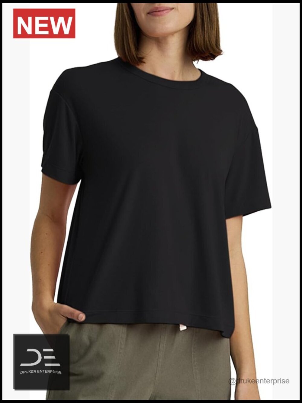 UPF 25+ Sun Protection Lightweight Quick-Dry Yoga Tee Loose Fit Workout Top
